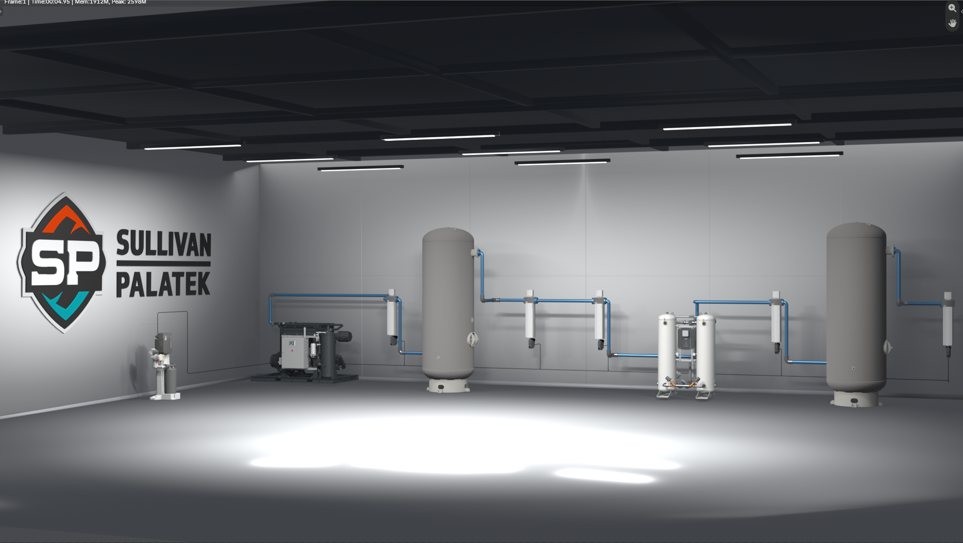 Sullivan-Palatek complete air system render preview