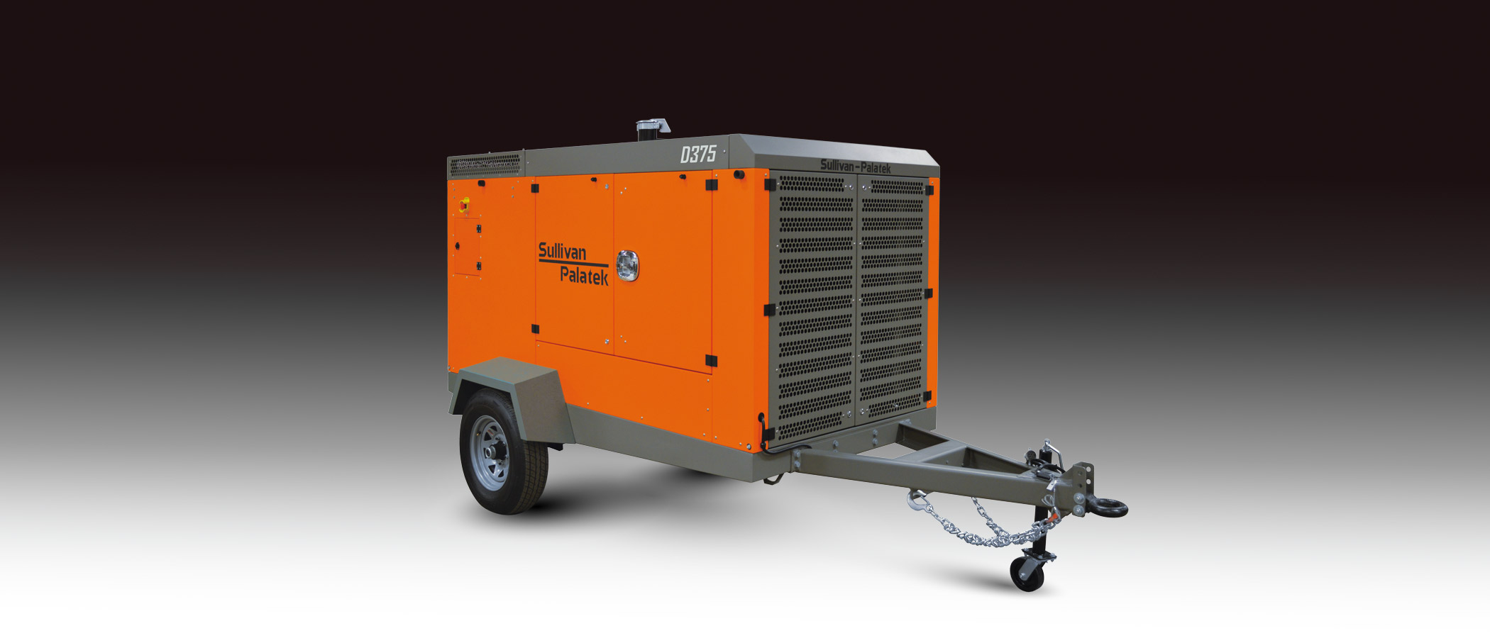 The all new Sullivan-Palatek D375PHJD4 portable compressor