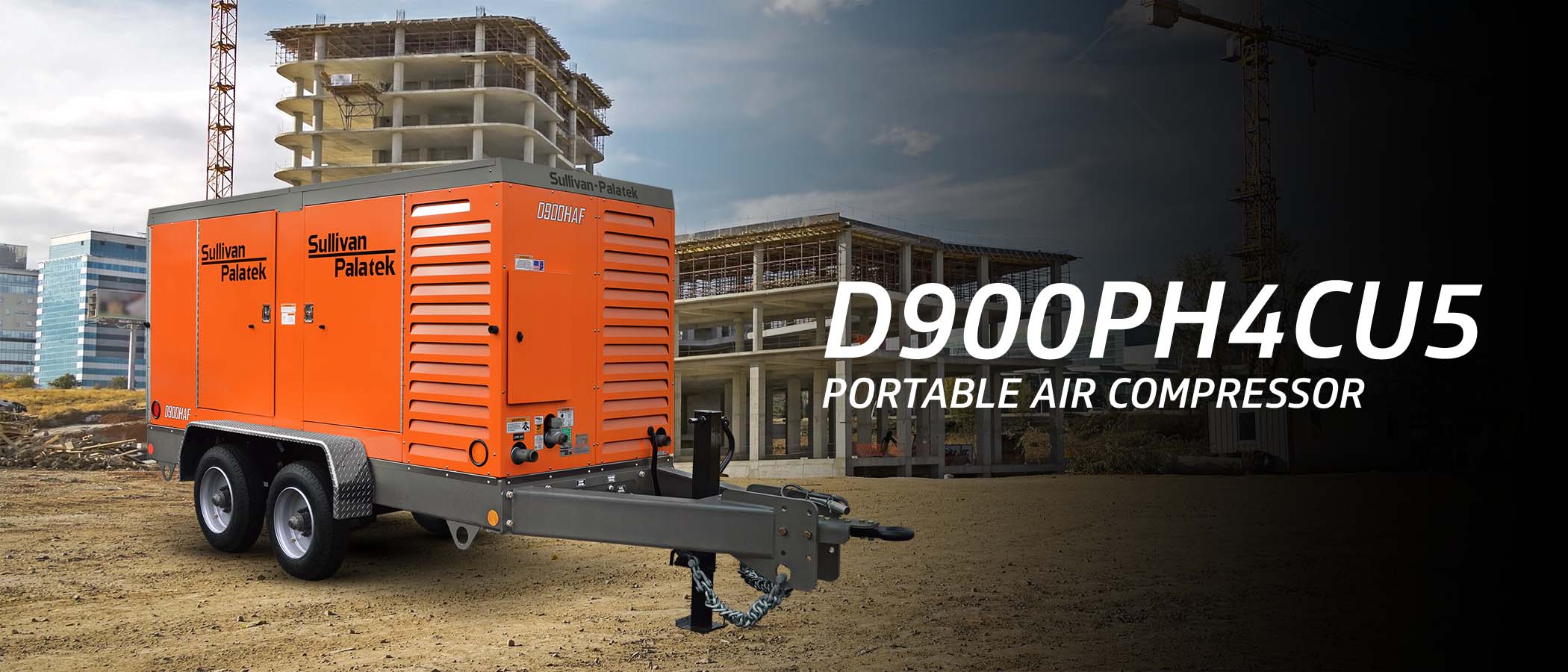 Sullivan-Palatek D900PH4CU5 Duel Pressure Portable Air Compressor