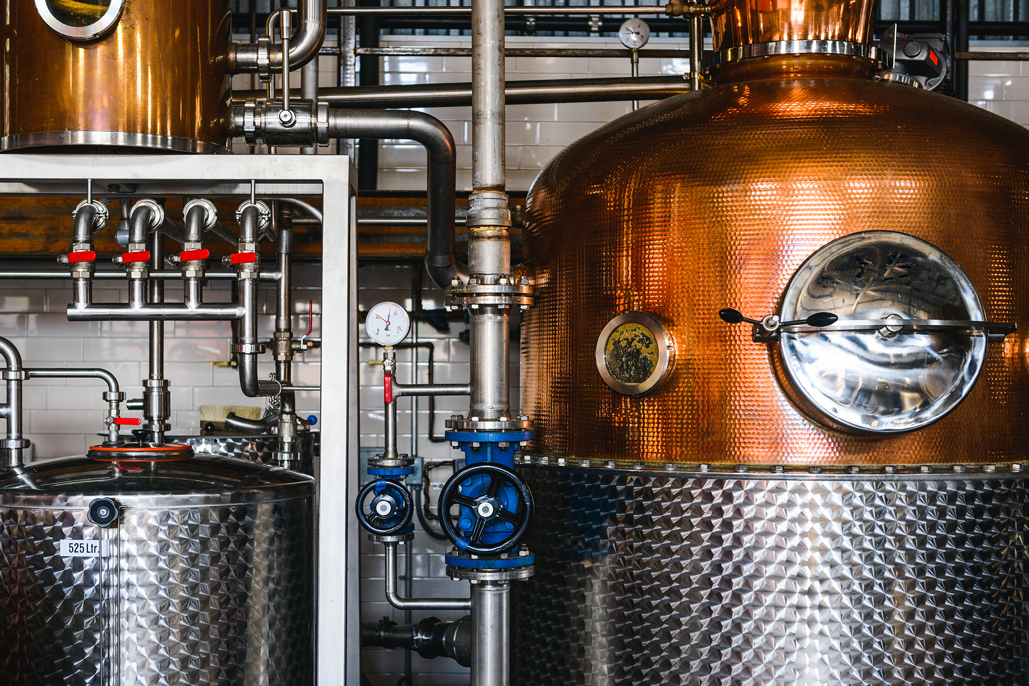 Breweries operations where compressed air is used